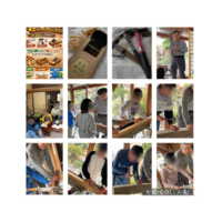 今日は大工さんが来てくださり、ワークショップをしてもらいました！ 大ベテランの大工さんに、今と昔の違いの話もしてもらい、道具にまつわるお話、使い方、いろんな話を一生懸命に聞いていましたよ。 そして希望した子は実際に道具を使わせてもらいました！ まっすぐに釘を打てると歓声がおきたり かんなは難しくてなかなか削れず困っていたり ノコギリは意外と動かすのが難しかったり 学校で扱ったことがある子は懐かしんでいたり いろんな想いが生まれる場となりました😊 大工さんの話から人生についても何が考えるきっかけになるといいな〜 キミテラでは、いろんなお仕事に触れる機会を大切にしています😊 #キミノみらいテラス #フリースクール #守口市